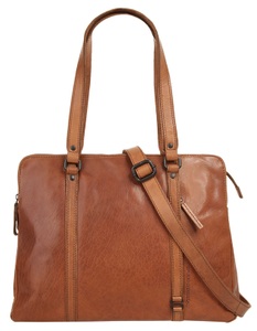 SPIKES & SPARROW, Spikes & Sparrow Shopper »LAPTOP SHOULDERBAG«, Spikes & Sparrow Shopper »LAPTOP SHOULDERBAG«, echt Leder