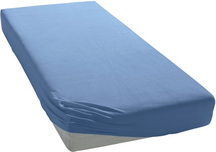 Janine, Elastik-Jersey-Spannbetttuch Janine blau Größe: 021, Janine Spannbettlaken »ELASTIC 5002«, für Matratzen bis 35 cm Höhe, 95% Baumwolle, hochwertig, langlebig