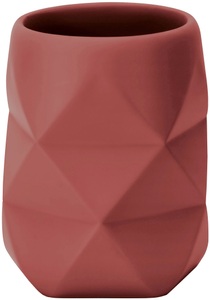 undefined, Kleine Wolke Zahnputzbecher Crackle, Kleine Wolke Zahnputzbecher stein , Crackle 8430332852 , Rostfarben , Uni , 8x10 cm , Naturstein , 003342121608