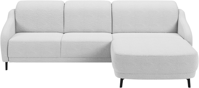 sit&more Ecksofa »Blues L-Form« wahlweise mit Klapptisch und USB