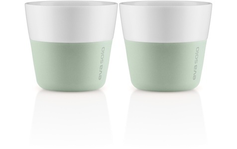 Eva Solo, Lungo Becher / 2er-Set - 230 ml - Eva Solo grün en keramik, Eva Solo Cappuccinotasse »Lungo-Becher«, 2er Set, Ø 8,5 cm, 230 ml