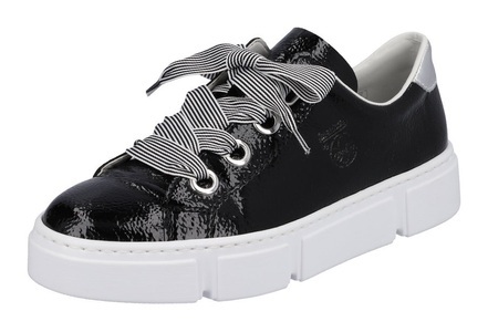 Rieker, Rieker Sneaker, mit trendigen Schnürsenkeln, 