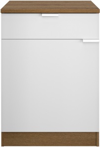 Gami Unterschrank »Eden Küche Unterschrank B.60 1 Tür 1 Schublade«, (1 St.), Unterschrank mit 1Tür und 1 Schublade Breite 60 cm