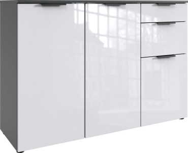 Wimex, Wimex Kombikommode »level36 D by fresh to go«, mit lackierten Hochglanz-Fronten, soft-close Funktion, 122cm breit, Wimex Kombikommode »level36 D by fresh to go«, mit lackierten Hochglanz-Fronten, soft-close Funktion, 122cm breit