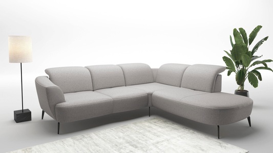 sit&more Ecksofa »Zoe«, ink.Sitztiefenverstellung, wahlweise mit Kopfteilverstellung