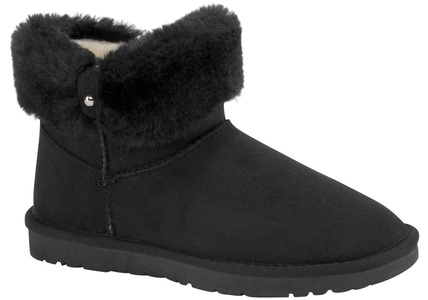 O'NEILL, Stiefeletten Jenner Mid Damen Schwarz 38, O'Neill Schlupfboots »JENNER WOMEN MID«, Winterboots, Snowboots, Winterschuhe, gefüttert