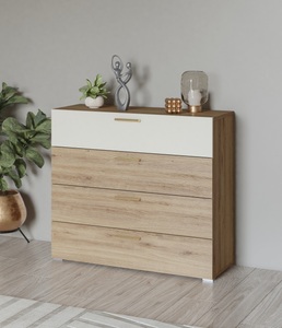 Home affaire Schubkastenkommode »Bitry, Breite 100 cm, Sideboard mit Schubladen, viel Stauraum«, Mehrzweckschrank fühlbare Struktur, Holzoptik