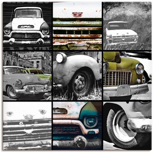 Artland, Artland Wandbild »Autos I«, Artland Wandbild »Autos I«, Auto, (1 St.), als Alubild, Outdoorbild, Poster in verschied. Grössen