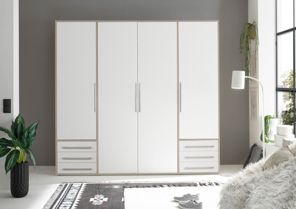 Schlafkontor, Schlafkontor Drehtürenschrank »Lyss Schrank, Kleiderschrank mit Drehtüren«, in verschiedenen Farben und Grössen erhältlich, Schlafkontor Drehtürenschrank »Lyss Schrank, Kleiderschrank mit Drehtüren«, in verschiedenen Farben und Grössen erhältlich