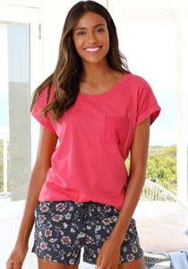 VIVANCE DREAMS, Vivance Dreams Shorty (2-tlg.), Vivance Dreams Shorty, (2 tlg.), mit gemusterter Schlafshorts