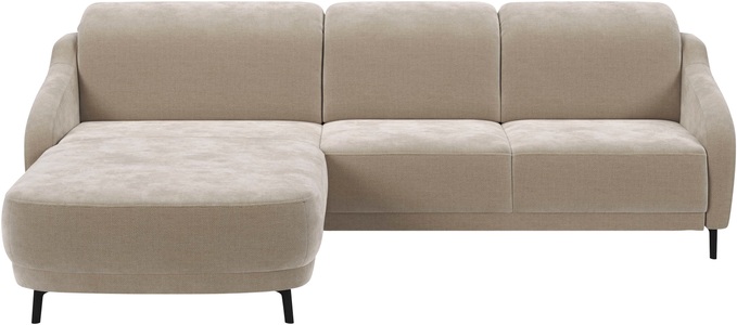 sit&more Ecksofa »Blues L-Form« wahlweise mit Klapptisch und USB