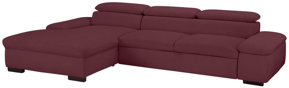 Home affaire Ecksofa »Alberto«, inklusive Kopfteilverstellung, mit Recamierenabschluss