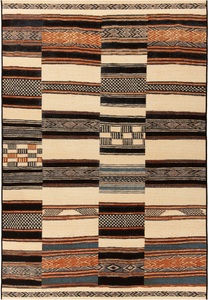 GINO FALCONE, Gino Falcone Teppich »Outdoor-Africa 41«, rechteckig, Flachgewebe, In- und Outdoor geeignet, Wohnzimmer, Gino Falcone Teppich »Outdoor-Africa 41«, rechteckig, 5 mm Höhe, Flachgewebe, In- und Outdoor geeignet, Wohnzimmer