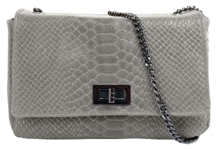 CLUTY, Cluty Umhängetasche, Cluty Umhängetasche, echt Leder, Made in Italy