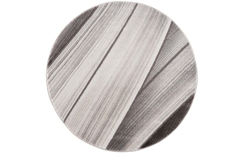 undefined, Teppich »Noa grey«, rund, - mm Höhe, Carpet City Teppich »Noa 9258«, rund, 11 mm Höhe, Kurzflor, Modern, Weicher For, Pflegeleicht