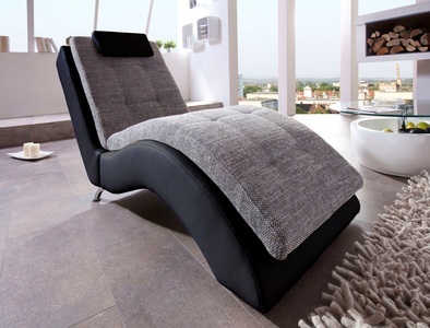 HOME AFFAIRE, Home affaire Relaxliege »Vengo 2«, mit Kopfkissen, Mattenoptik auf Korpus, Home affaire Relaxliege »Vengo 2«, mit Kopfkissen, Mattenoptik auf Korpus