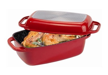 Stoneline, STONELINE Bräter, STONELINE Bräter, Aluminiumguss, (Set, 1 tlg.), Induktion, 5,6 Liter