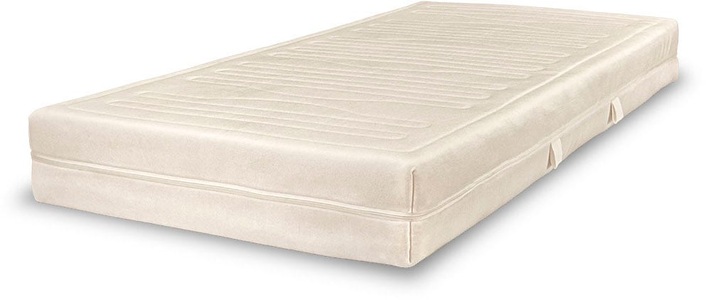 Baumberger, Baumberger Naturmatratze »Ergozone mit Bio-Nickisteppbezug«, 16 cm hoch, (1 St.), 7-Zonen-100% Naturlatex-Matratze«, nach QUL Richtlinien streng Schadstoff geprüft, GOTS zertifizierter Bezug, 