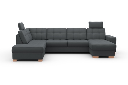 SIT&MORE, sit&more Wohnlandschaft, wahlweise mit Bettfunktion und Bettkasten, sit&more Wohnlandschaft »Quincy U-Form«, wahlweise mit Bettfunktion und Bettkasten