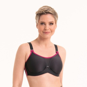 ANITA ACTIVE, Anita Active Sport-BH »performance wireX«, Cup C-G, aussenliegender Bügel, perfekte Formung, bester Halt, Anita - Performance WireX Sport-BH, für Damen, Schwarz, Größe 75/F