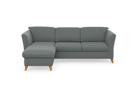 HOME AFFAIRE, Home affaire Ecksofa »Trelleborg«, Federkern-Polsterung, wahlweise mit Bettfunktion und Bettkasten, Kopfstützen optional, Home affaire Ecksofa »Trelleborg L-Form«, Federkern-Polsterung, wahlweise mit Bettfunktion und Bettkasten