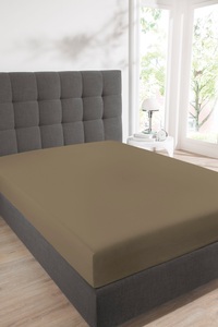 Schiesser, Schiesser Spannbettlaken »Jersey-Elasthan«, (1 St.), Strapazierfähigkeit und mit Schutz vor dem Einlaufen, Spannbettlaken Jersey natur - SCHIESSER Home 100*200
