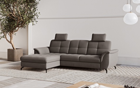 sit&more Ecksofa »Zora L-Form«, wahlweise mit Bettfunktion und Bettkasten