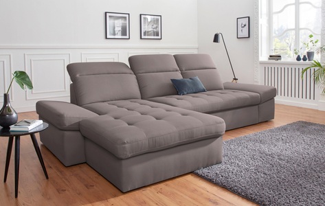 SIT&MORE, sit&more Ecksofa, sit&more Ecksofa »Stardust L-Form« wahlweise mit Bettfunktion und Bettkasten