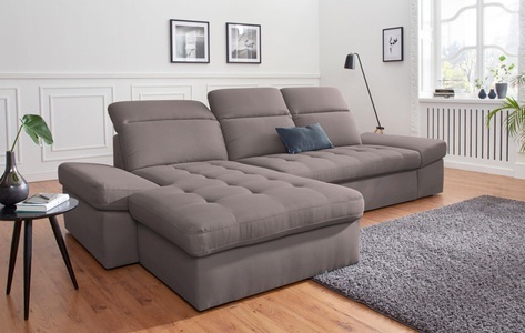 SIT&MORE, sit&more Ecksofa, sit&more Ecksofa »Stardust L-Form« wahlweise mit Bettfunktion und Bettkasten