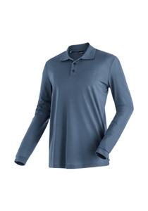 Maier Sports Poloshirt »Ulrich L/S«, Herren Funktionsshirt, langarm Freizeitshirt mit Hemdkragen, Reg. Fit