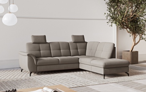 sit&more Ecksofa »Zora L-Form«, wahlweise mit Bettfunktion und Bettkasten