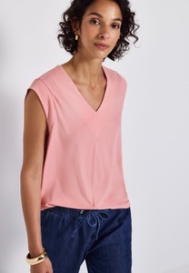 STREET ONE Shirttop, im Silk-Look