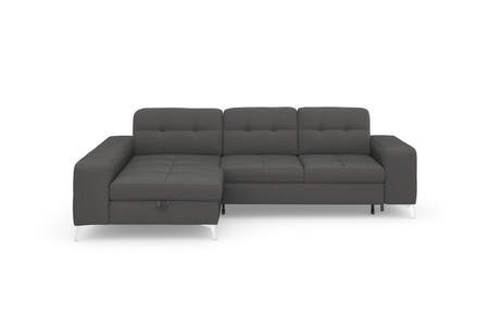 sit&more Ecksofa »Balvieni«, inklusive Sitztiefenverstellung und Federkern, wahlweise mit Bettfunktion und Bettkasten