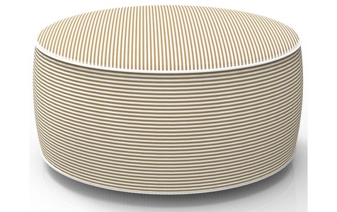 undefined, Sitzhocker gestreift, beige (), Dameco Hocker 53 x 23 cm, Nature