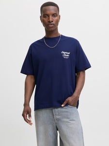 Jack & Jones Kurzarmshirt »JORNORREBRO TYPO TEE SS CREW NECK NOOS«