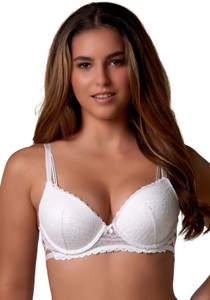 After Eden Push-up-BH »MEGHAN«, mit zarter Spitze verziert