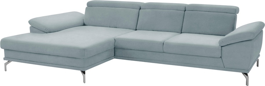 SIT&MORE, sit&more Ecksofa, sit&more Ecksofa »Scorpio L-Form«, inklusive Sitztiefenverstellung, wahlweise mit Kopfverstellung