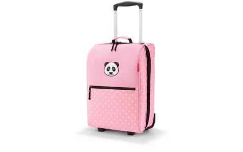 REISENTHEL, reisenthel® trolley XS kids panda, dots pink, Reisenthel Reisetrolley XS Kids Panda Dots Pink