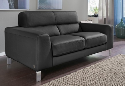 CALIA ITALIA, CALIA ITALIA 2,5-Sitzer »Simon«, in zwei Lederqualitäten, CALIA ITALIA 2,5-Sitzer »Simon, hoher Sitzkomfort, modern und elegant, italienisches Designsofa« in zwei Lederqualitäten