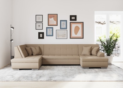 DOMO collection Wohnlandschaft »Treviso«, wahlweise mit Bettfunktion