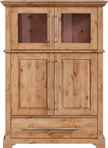 HOME AFFAIRE, Home affaire Highboard »Meliss«, Breite 94 cm, Kiefer massiv, Home affaire Highboard »Meliss«