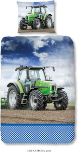 undefined, Good Morning Flanell Bettwäsche Strong, good morning Kinderbettwäsche »Strong«, mit Traktor Motiv