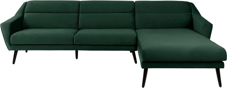ANDAS, andas Ecksofa »Bille«, mit Naht im Rückenkissen und Beinen aus Eichenholz, Design by Morten Georgsen, andas Ecksofa »Bille L-Form«, mit Naht im Rückenkissen und Beinen aus Eichenholz