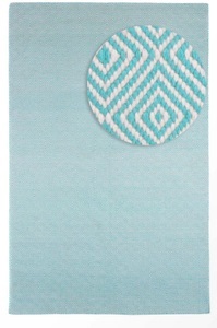 MorgenLand, morgenland Outdoorteppich »Läufer In- & Outdoor - Alef - türkis«, rechteckig, 6 mm Höhe, In und Outdoor geeignet, morgenland Outdoorteppich »Läufer In- & Outdoor - Alef - türkis«, rechteckig, 6 mm Höhe, In und Outdoor geeignet