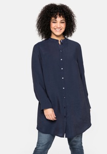 Sheego Longbluse, mit Raffung am Rückenteil