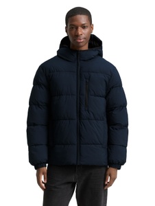 TOM TAILOR Denim Steppjacke, mit Kapuze, mit Kapuze