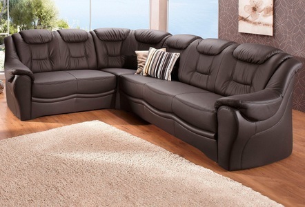 SIT&MORE, sit&more Ecksofa, sit&more Ecksofa »Bellevue L-Form«, wahlweise mit Bettfunktion