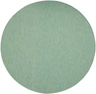 Nourison, Nourison Teppich »Positano«, rund, 5 mm Höhe, In- und Outdoor geeignet, Wohnzimmer, 