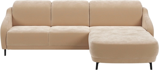 sit&more Ecksofa »Blues L-Form« wahlweise mit Klapptisch und USB
