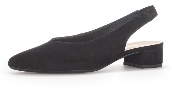 Gabor, Gabor Slingpumps, mit elastischem Riemchen, Gabor Slingpumps, Abendschuh, Sommerschuh, Blockabsatz, mit elastischem Riemchen